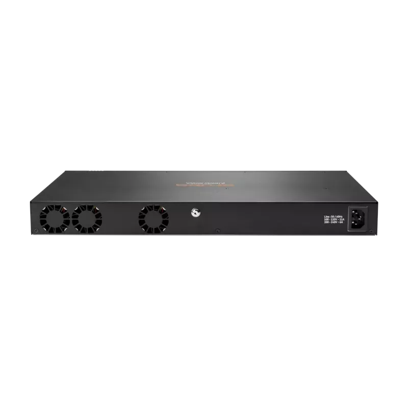 HPE Aruba 6300F Switch L3 gestionado 24x 10/100/1000 PoE+ 4x 50GbE SFP56 flujo de aire frontal a trasero