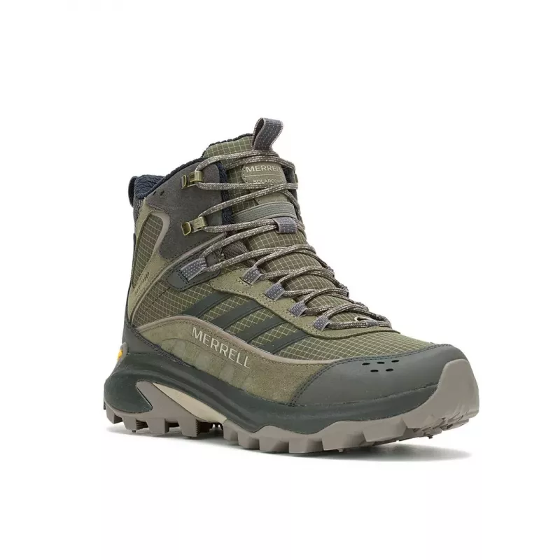 Merrell Moab Speed 2 Thermo Mid WP High Boots - Botas de montaña de invierno para hombre con aislamiento PrimaLoft Gold