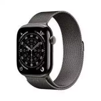 Apple Watch Series 11 GPS + Cellular 46mm Caja de titanio Slate con Slate Milanese Loop - S/M