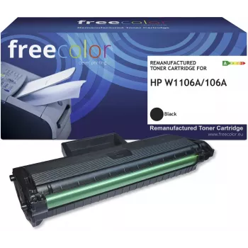 freecolor Tóner HP 106A W1106A negro remanufacturado compatible (K18882F7)