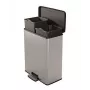 Curver cubo de basura con pedal 26L+26L / IML Metallized