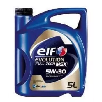 ELF EVOLUTION FT MSX 5W-30 5L Aceite de Motor Totalmente Sintético