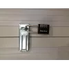 Candado de combinación Master Lock 7640EURDBLK 40mm ancho de arco, arco de acero endurecido, 4 dígitos reajustable, plata/gris