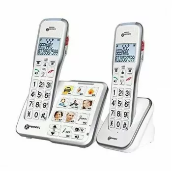 Geemarc AmpliDECT 595-2 Photo Teléfono inalámbrico para personas mayores con contestador automático - Pack dúo