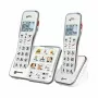 Geemarc AmpliDECT 595-2 Photo Teléfono inalámbrico para personas mayores con contestador automático - Pack dúo