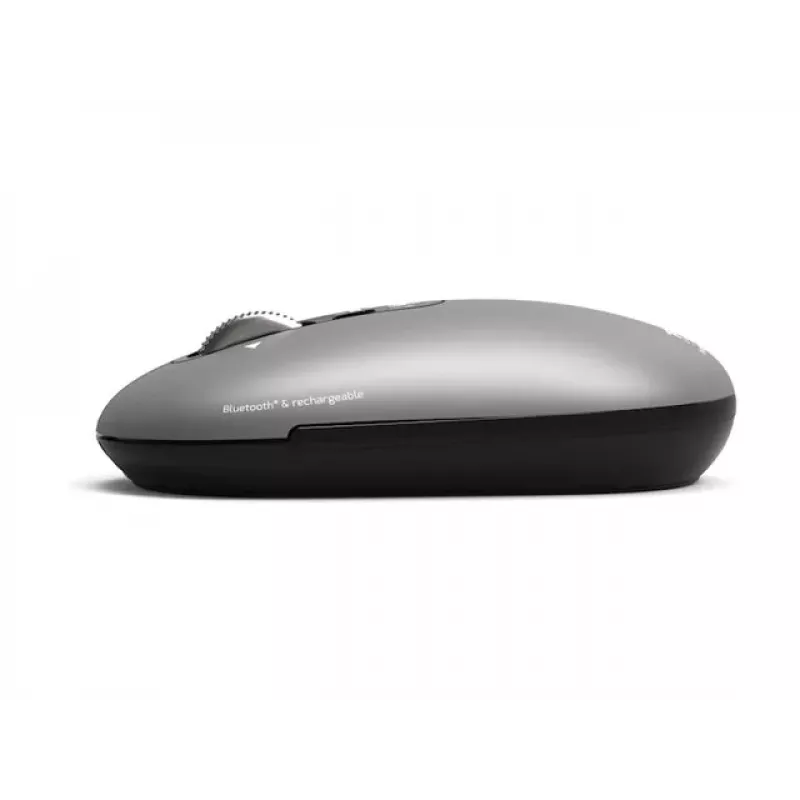 PORT Designs PORT Connect Professional PURE ratón inalámbrico recargable - Óptico - 4 botones - 2,4 GHz, Bluetooth - Receptor USB - Negro