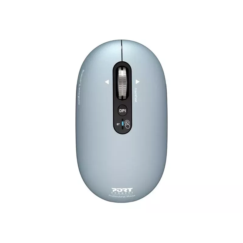PORT Designs Pure MAC ratón Bluetooth recargable - Storm Grey - 3200 DPI