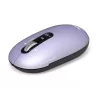 PORT Designs Pure MAC Iris ratón óptico Bluetooth recargable - Negro/Gris