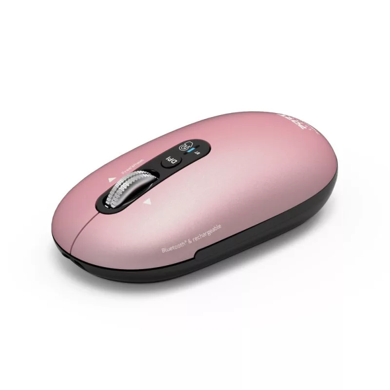 PORT Designs Pure MAC ratón Bluetooth recargable - Copper Rose - Óptico