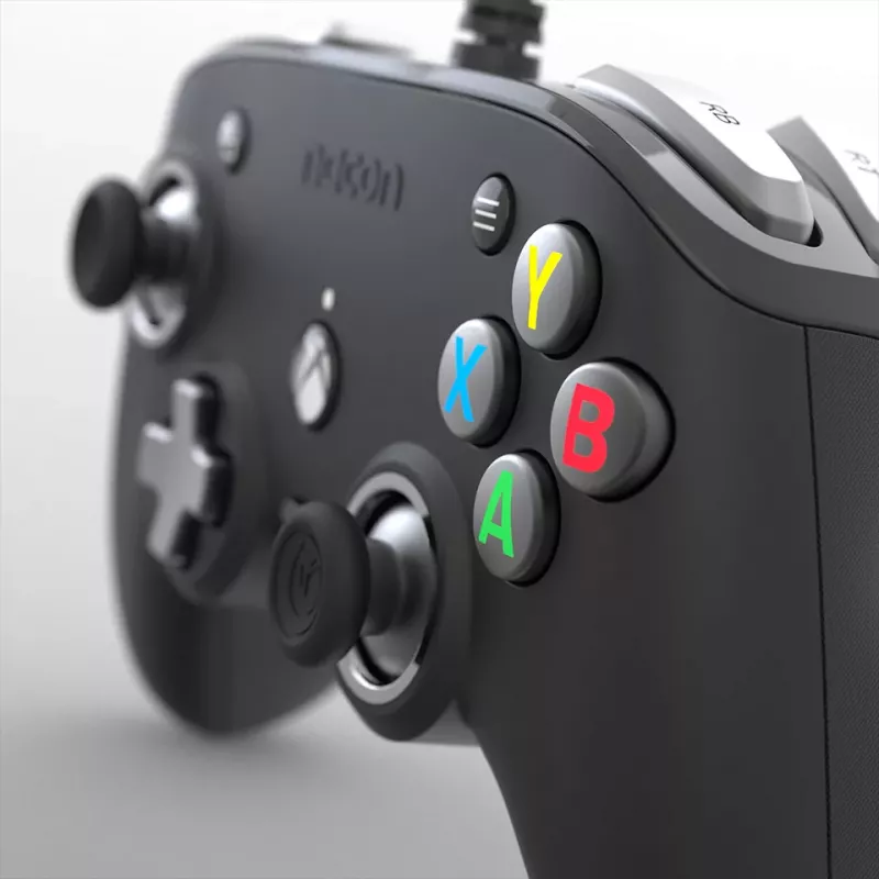 Nacon Compact Pro Mando con cable para Xbox Series X|S, Xbox One y PC - Blanco