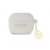 Guess GUA3LSC4EG funda de silicona Charm para AirPods 3 (gris) - 4G Collection