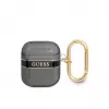 Guess GUA2HHTSK funda para AirPods 1/2 negra Strap Collection