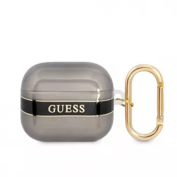 Guess GUA3HHTSK funda para AirPods 3 negra Strap Collection