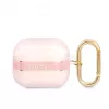 Guess GUA3HHTSP Strap Collection funda de silicona para AirPods 3 - rosa