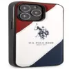 U.S. POLO ASSN. USHCP14XPSO3 Funda Tricolor Embossed para iPhone 14 Pro Max 6,7