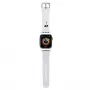 Karl Lagerfeld Pulsera 3D Rubber Karl Head para Apple Watch 38/40/41mm Blanca