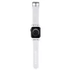 Karl Lagerfeld Correa de goma 3D con cabeza de Choupette para Apple Watch 38/40/41mm - Blanca