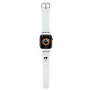 Karl Lagerfeld Correa de goma 3D con cabeza de Choupette para Apple Watch 38/40/41mm - Blanca