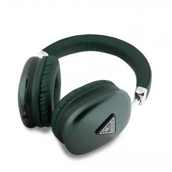 Guess Auriculares Over-Ear Bluetooth 5.3 4G Triangle Logo Khaki