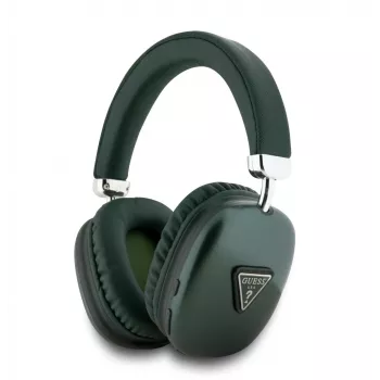 Guess Auriculares Over-Ear Bluetooth 5.3 4G Triangle Logo Khaki