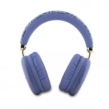 Guess Auriculares On-Ear Bluetooth Gcube Metallic Script Logo - Lila