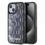 KARL LAGERFELD funda Liquid Glitter Monogram Gradient para iPhone 15, negra