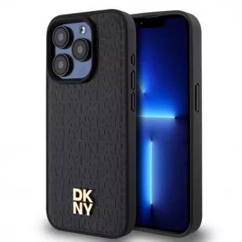 DKNY DKHMP15LPSHRPSK Funda rígida para iPhone 15 Pro 6,1