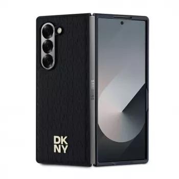 DKNY DKHMZFD6PSHRPSK Funda Repeat Pattern Stack Logo para Samsung Galaxy Z Fold6 - negra