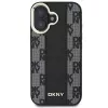 DKNY DKHMP16SPCPVSLK Funda rígida para iPhone 16/16.1 Checkered Pattern MagSafe negra