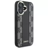 DKNY DKHMP16SPCPVSLK Funda rígida para iPhone 16/16.1 Checkered Pattern MagSafe negra