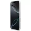 KARL LAGERFELD Funda de silicona Karl Sketch & Logo MagSafe para iPhone Air, Blanco