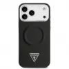 Guess funda Triangle Logo MagSafe para iPhone 17 Pro Max (negro)
