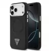 Guess funda Triangle Logo MagSafe para iPhone 17 Pro Max (negro)