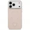 Guess funda Triangle Logo MagSafe para iPhone 17 Pro (rosa)