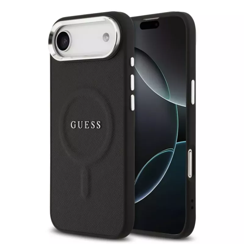 Guess funda Classic Logo MagSafe para iPhone Air - negro