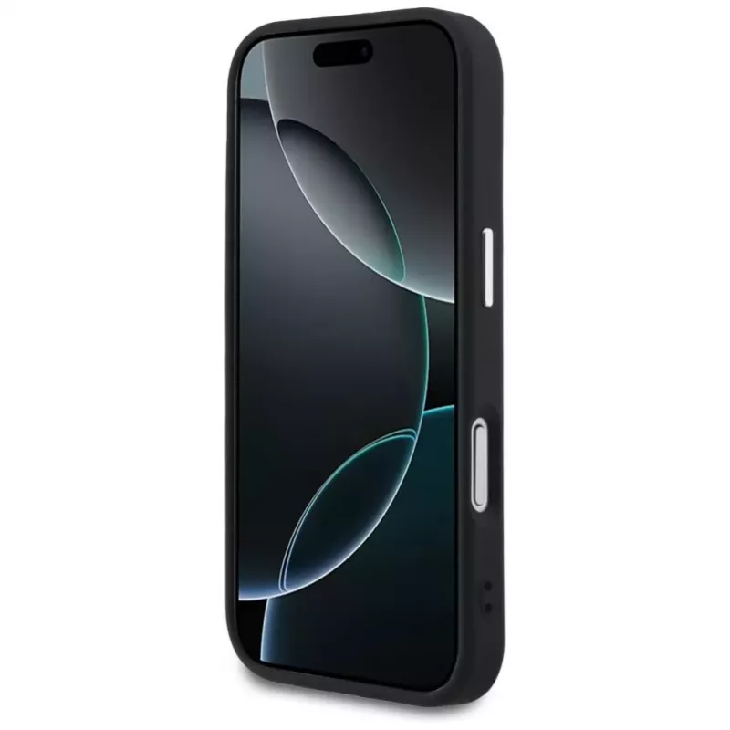 Guess Classic Logo funda MagSafe para iPhone 17 Pro negra