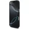 Guess Grained Big 4G Classic Logo Funda para iPhone 17, Negro
