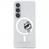 KARL LAGERFELD Funda MagSafe IML Peekaboo Choupette para Samsung Galaxy S26, Transparente