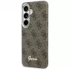 Guess Funda MagSafe 4G Script para Samsung Galaxy S26 (Marrón)