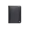 WEDO Organizador ELEGANCE - Funda con cremallera para tablet - Piel sintética, nailon texturizado - Negro - 10,5
