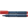 Schneider Pen Maxx 133 rotulador permanente - rojo - punta biselada - ancho de trazo 1-4 mm