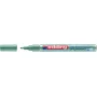 EDDING 4-751-9-074 Rotulador de pintura permanente, verde, punta redonda, 1 mm de grosor de trazo