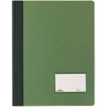 DURABLE DURALUX Archivador de informes, DIN A4, verde translúcido, extra ancho, PVC, 25 uds. (2680-05)