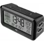 TFA 60.2562.01 Radiodespertador digital con clima ambiental BOXX2, negro/plata