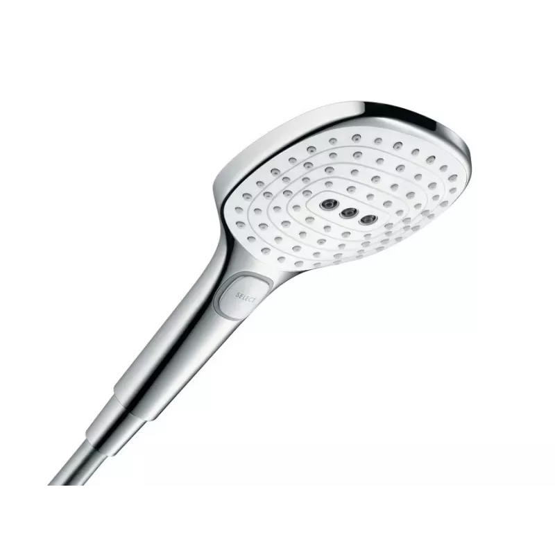 Hansgrohe Raindance Select E 120 3 modos de chorro EcoSmart Alcachofa de ducha de mano Cromo 26521000