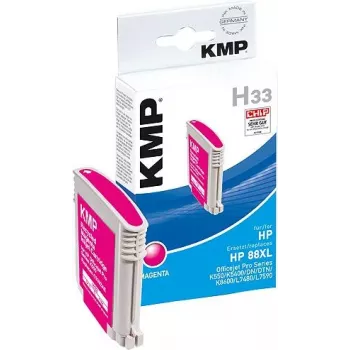Cartucho de tinta KMP H33 - 17 ml - magenta - compatible - alternativa a HP 88 - para HP Officejet Pro K550