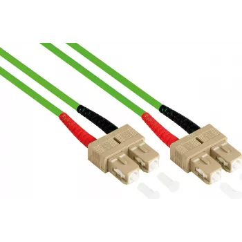 GoodConnections LW-810SC5 Cable de fibra óptica 10 m OM5 SC/SC Verde