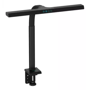DIGITUS Lámpara LED de escritorio, 50 cm, 1025 lm, 7 W, negro