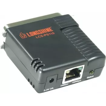 Longshine LCS-PS110-A servidor de impresión 10/100 Mbps 1x puerto paralelo