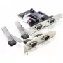 Longshine LCS-6320A tarjeta controladora paralela PCI Express x1 de 2 puertos